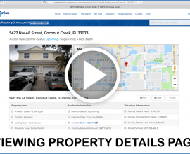 Understanding the property details page