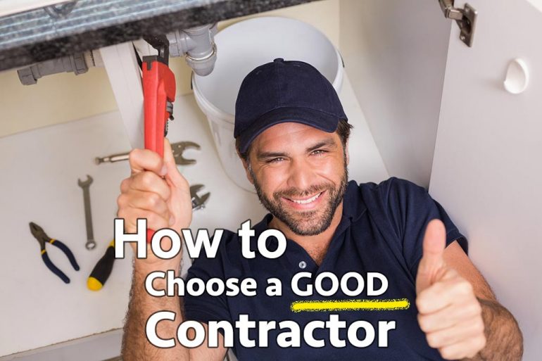 how to choose a contractor