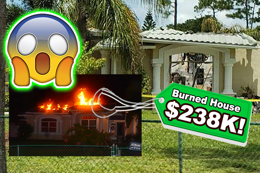 Investor Accidentally Pays $238,000 for Burned Down House