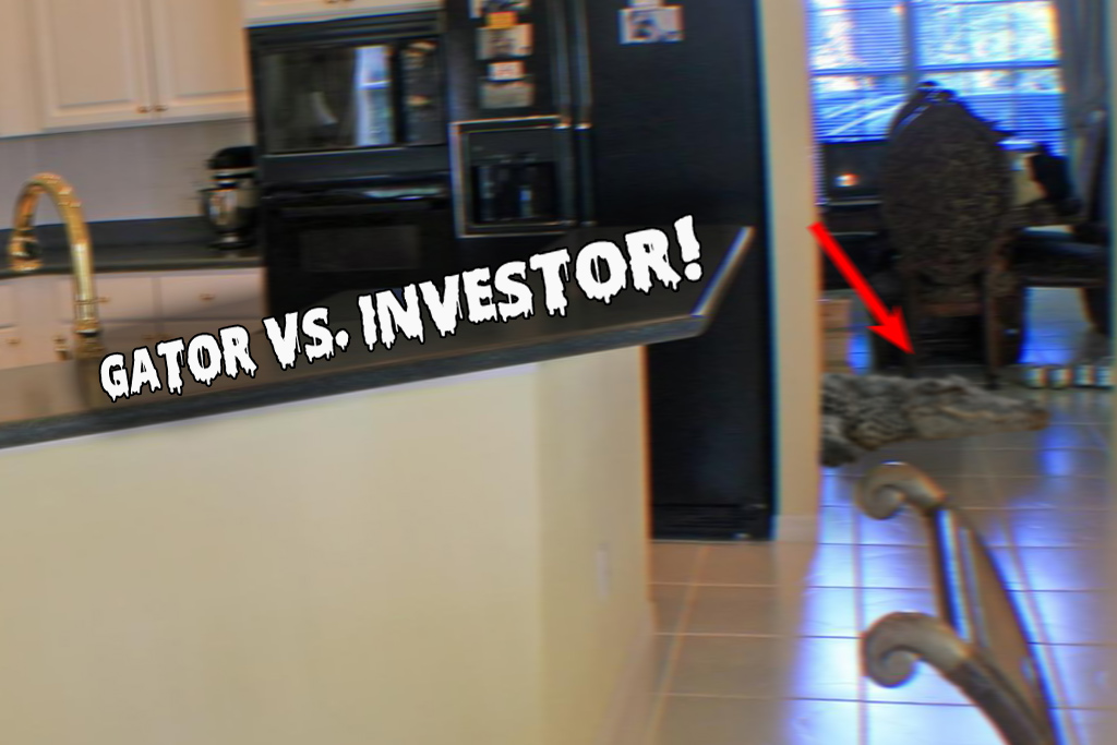 Florida Alligator Caught in Home by Real Estate Investor