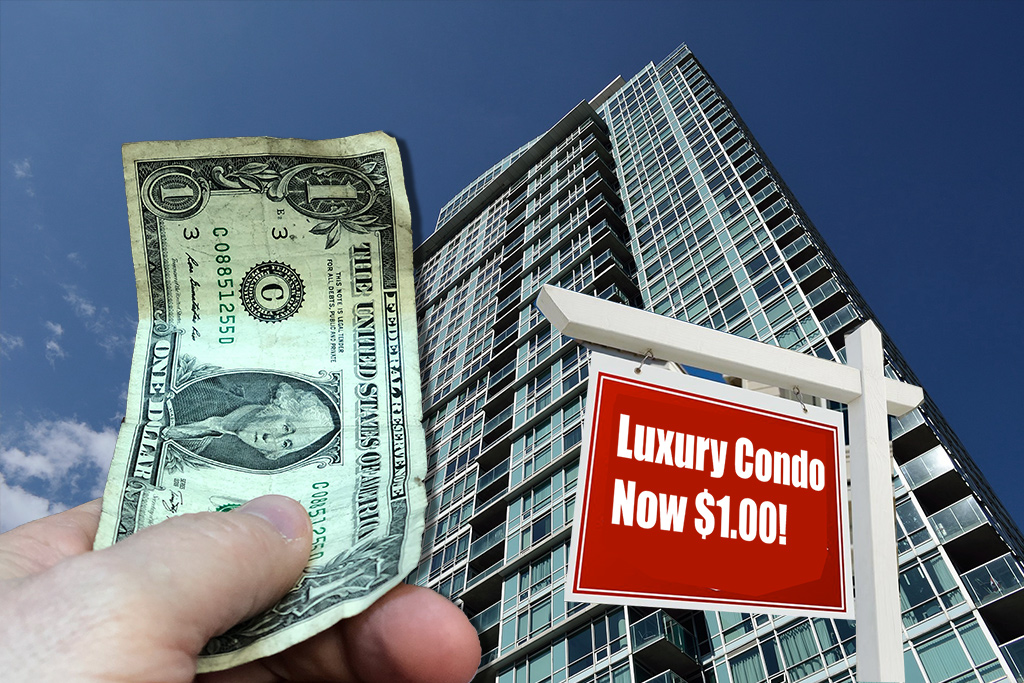 Buy Luxury Condos in Palm Beach Florida for $1 with this Wierd Trick!