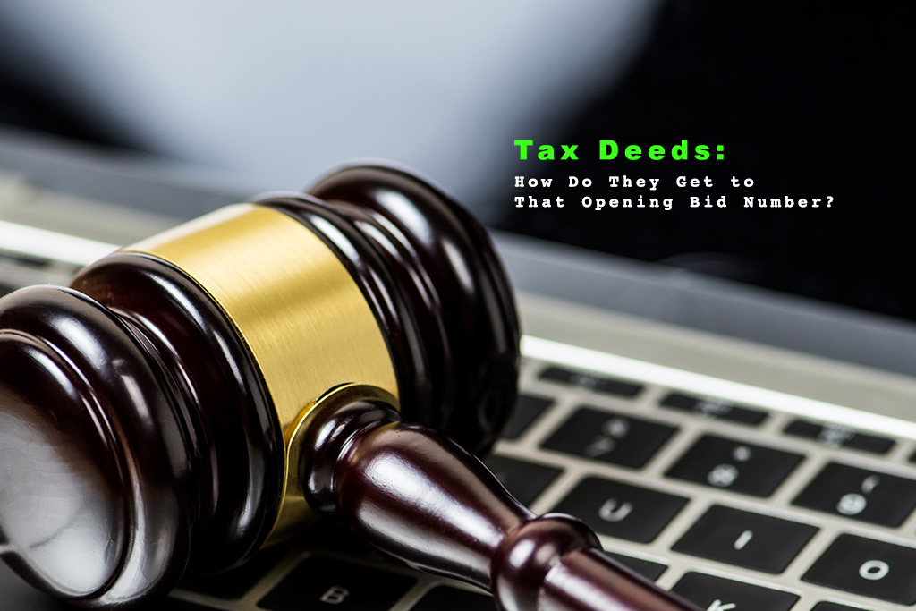 Tax Deeds: How Do They Get to That Opening Bid Number?