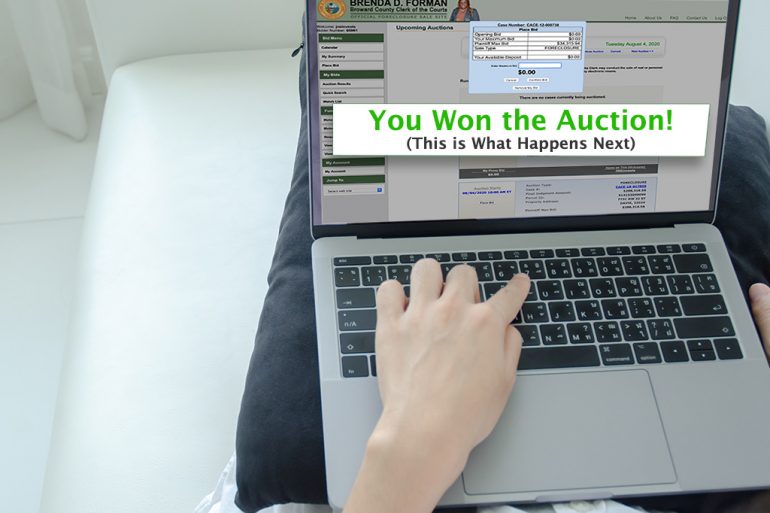 You won the auction, here's what happens next