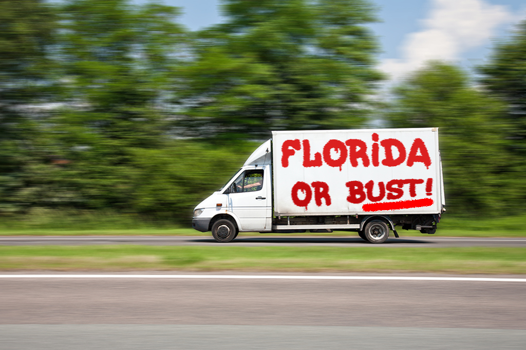 People Flocking to the Florida as the Golden State Loses Its Luster