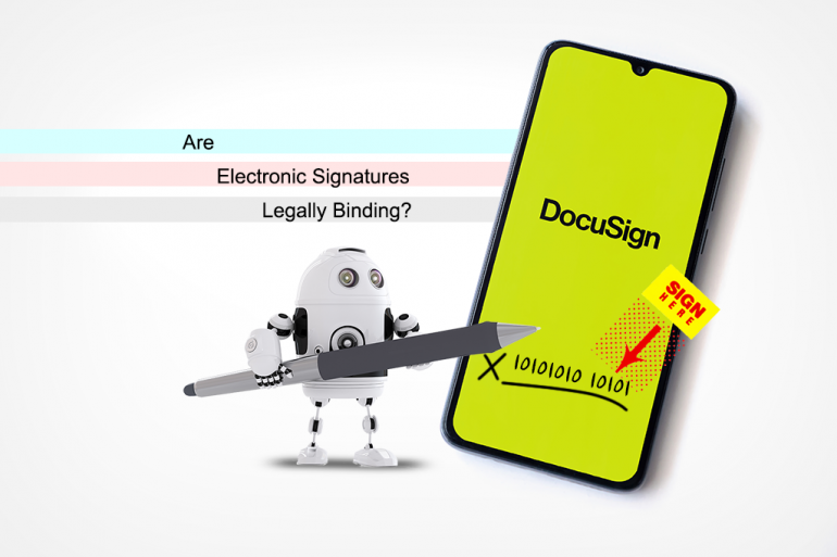 are electronic signatures legally binding