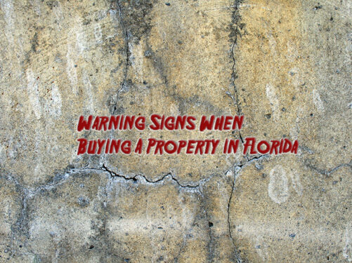Warning Signs When Buying A Property in Florida