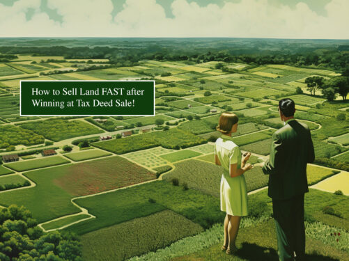 How to Sell Land FAST after Winning at Tax Deed Sale!