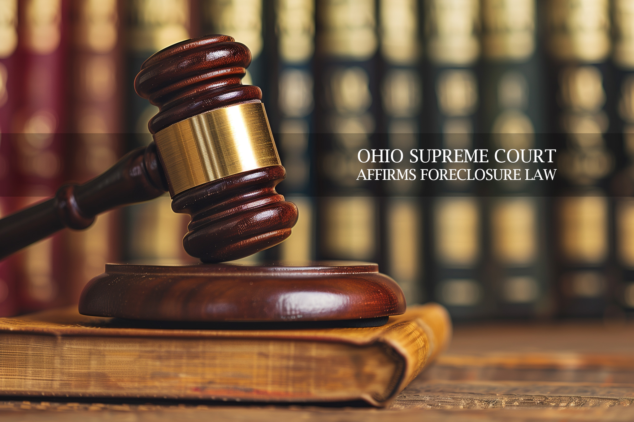 Ohio Supreme Court Affirms Law Regarding Administrative Foreclosures