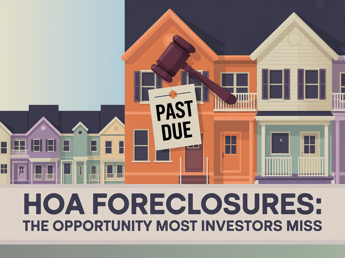 HOA Foreclosures in Florida: The Overlooked Opportunity Most Investors Miss