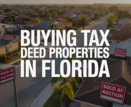 The Complete Guide to Buying Tax Deed Properties in Florida: From Auction to Ownership