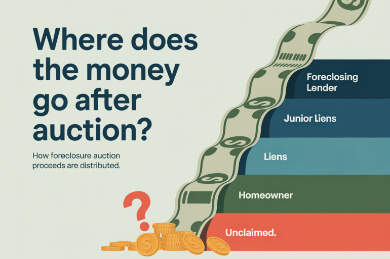 Where Does the Money Go After a Foreclosure Auction Sale