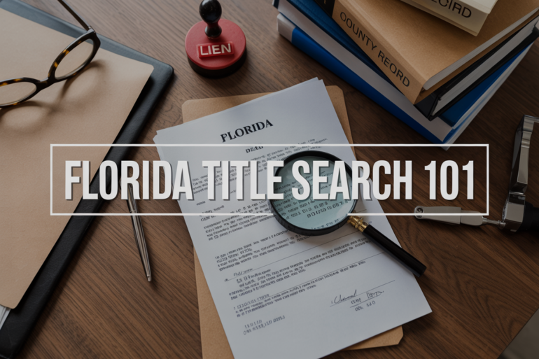 Florida Title Search 101