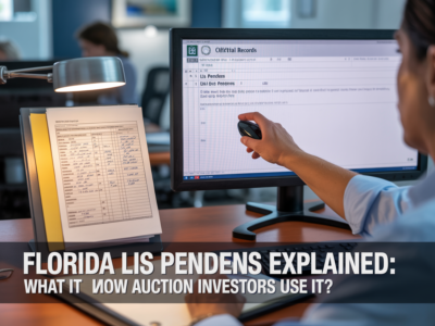Florida Lis Pendens Explained: What It Means and How Auction Investors Use It