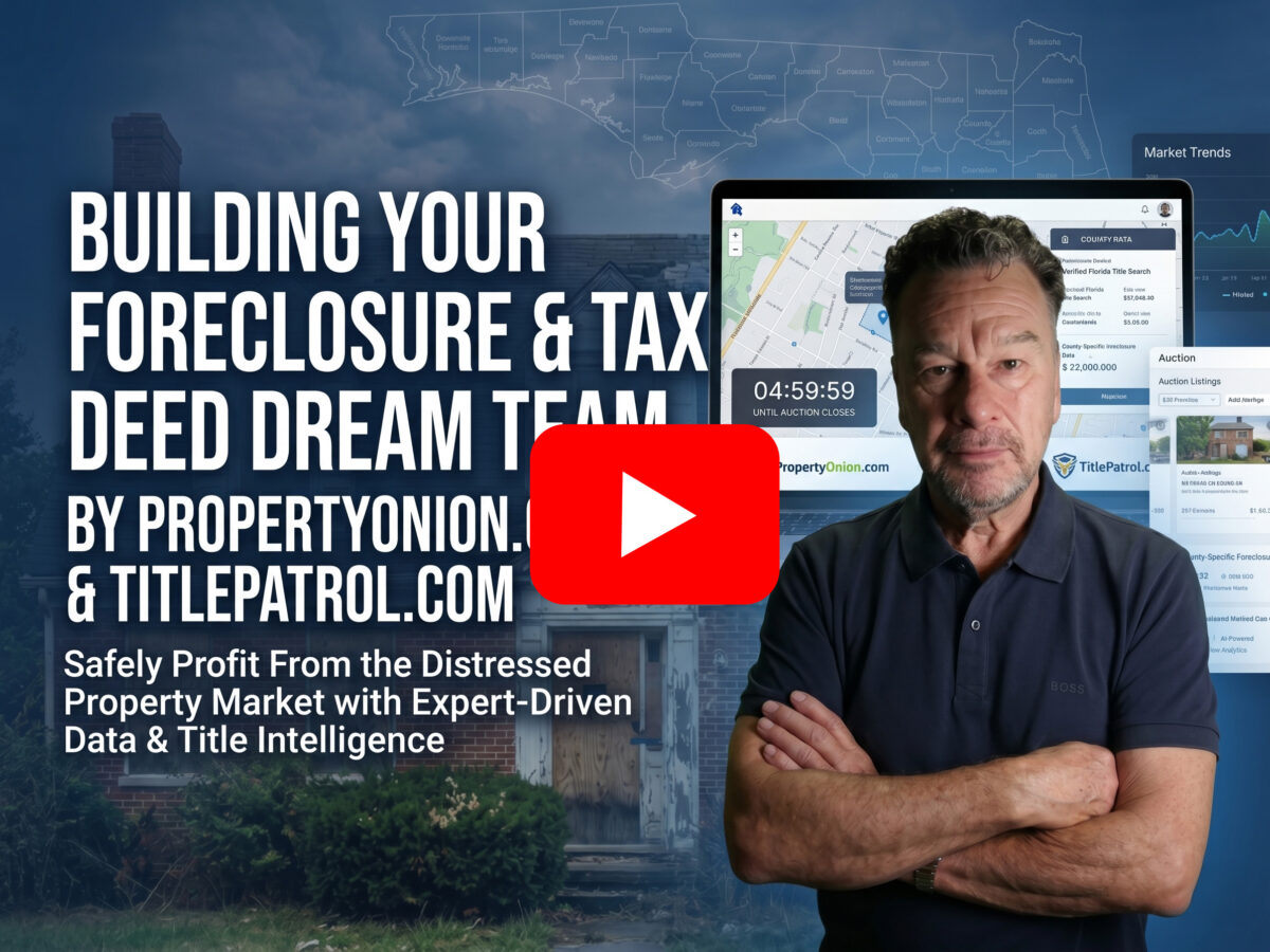 Your Dream Team: 8 Experts Every Foreclosure Auction Investor Needs