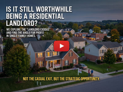 Is the Landlord Exodus Real? Why Single Family Rentals Still Win